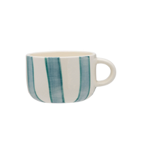 Afbeelding in Gallery-weergave laden, Anna Nina Powder striped cappuccino mug
