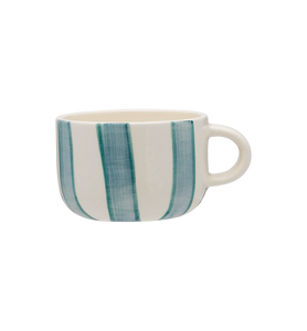 Anna Nina Powder striped cappuccino mug