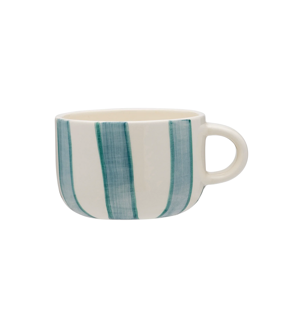 Anna Nina Powder striped cappuccino mug