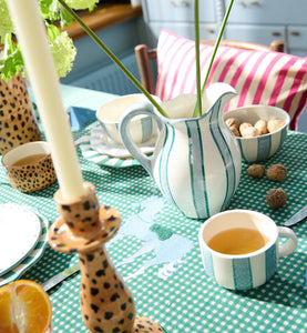 Anna Nina Powder striped cappuccino mug