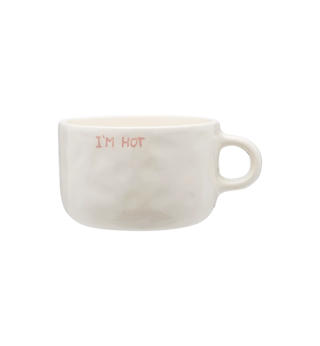 Anna + Nina I'm hot cappuccino mug