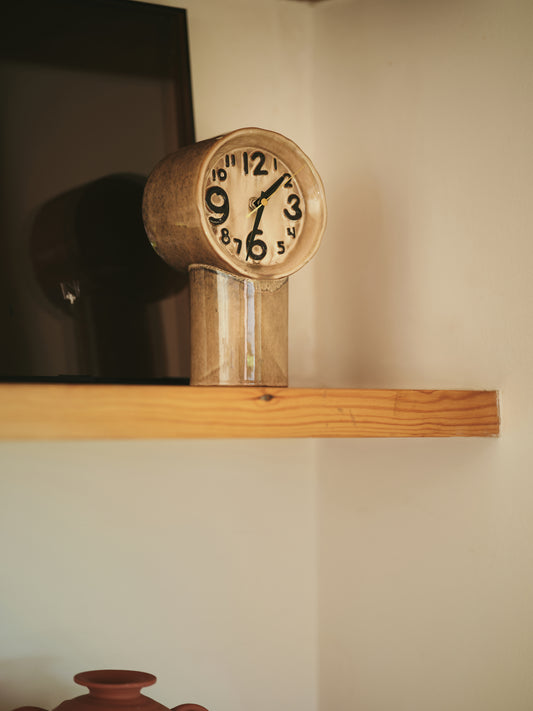 Hkliving retro ceramic clock - Cream