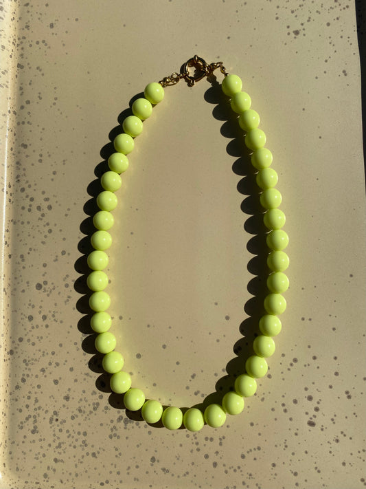 Kralenketting Ibiza S - Lime