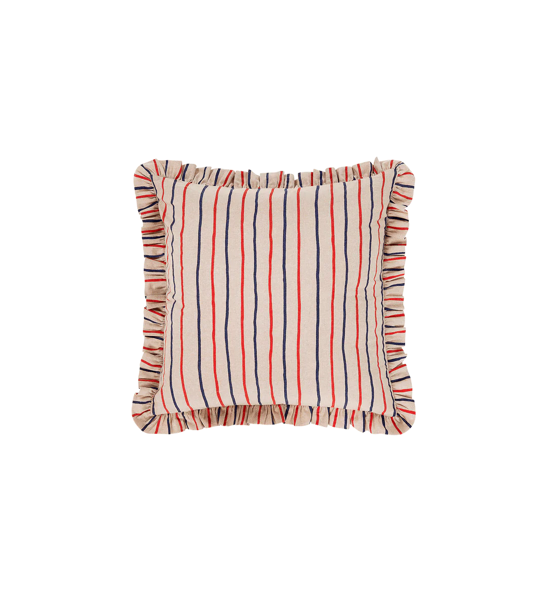 Anna Nina Rayure Frill Cushion