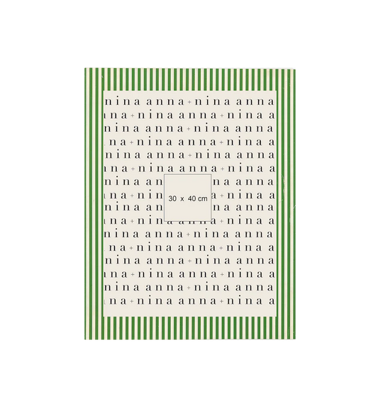Anna Nina Fern Striped Frame
