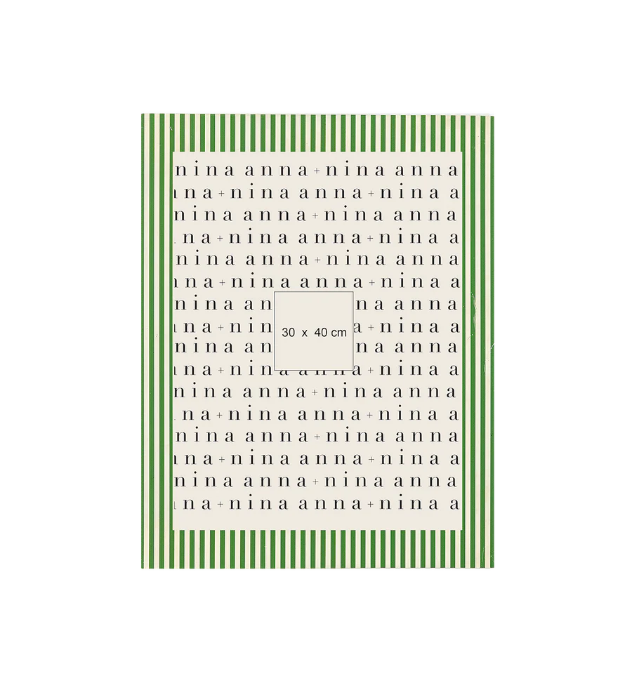 Anna Nina Fern Striped Frame