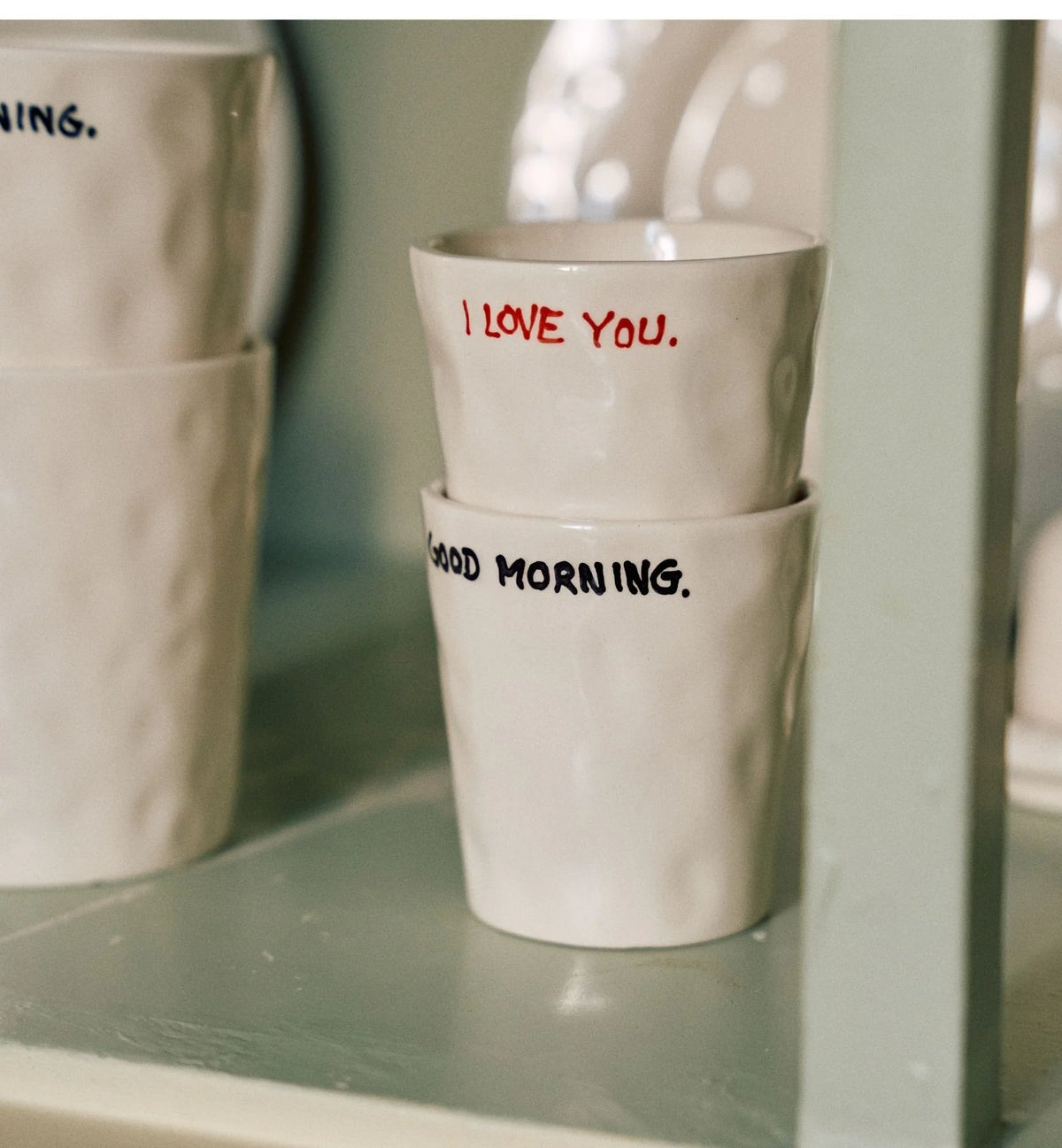 Anna + Nina - I Love You Latte mug