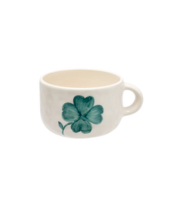 Anna + Nina Shamrock cappucino Mug