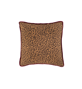 Anna + Nina Leopard cushion