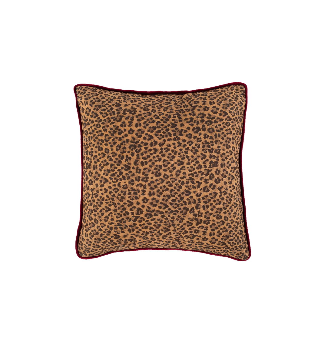 Anna + Nina Leopard cushion