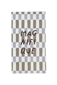 Zusss - Servetten rechthoek magnifique hartje - Multicolor