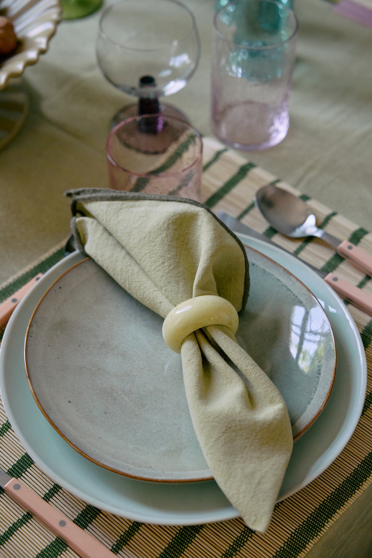 Hkliving Napkin rings - Sunrise set van 4