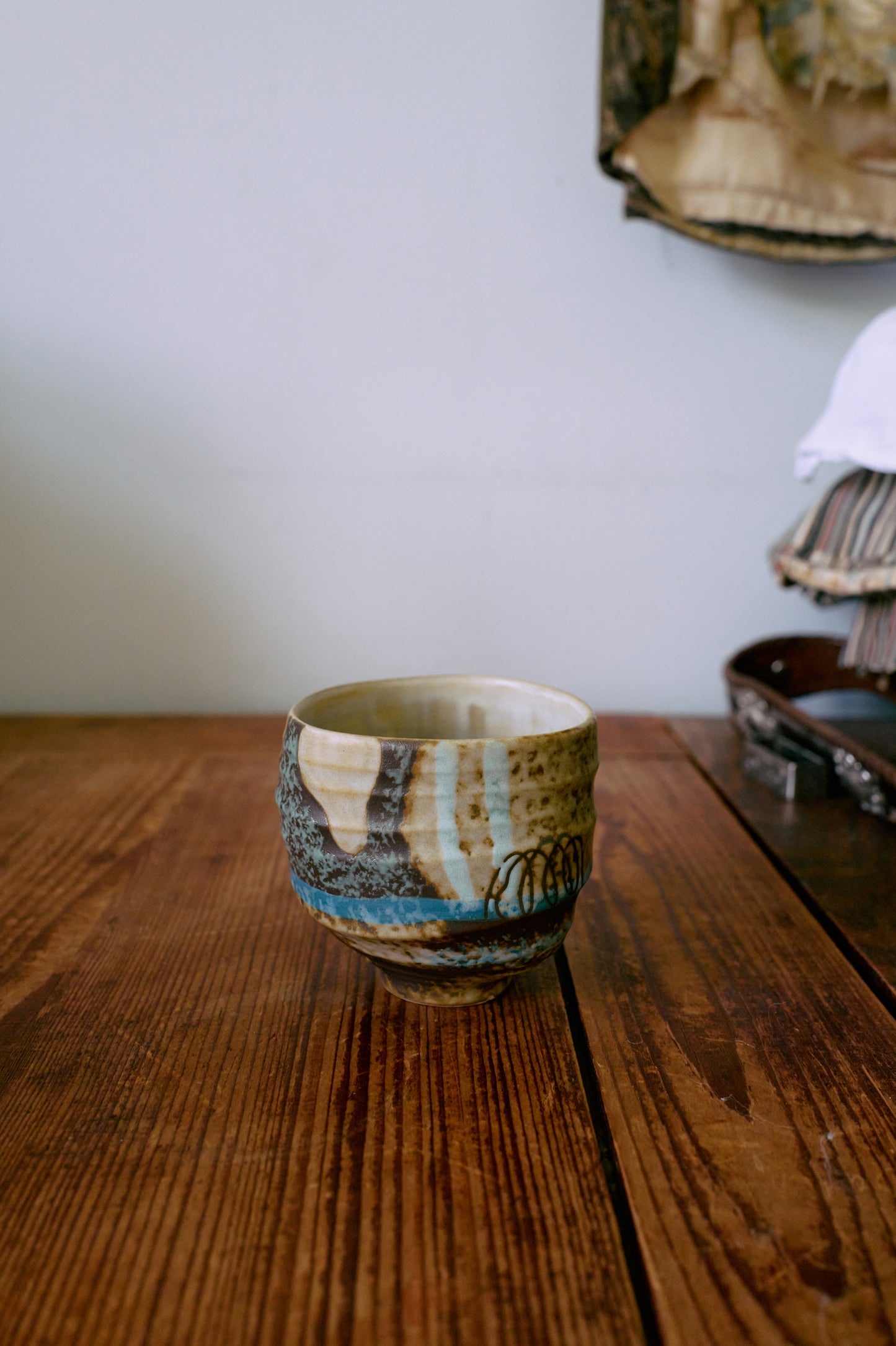 Hkliving Artist ceramics - Coffee cup Scratched