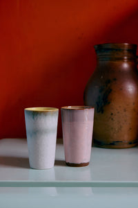 Hkliving 70s ceramics: latte mug - Petal