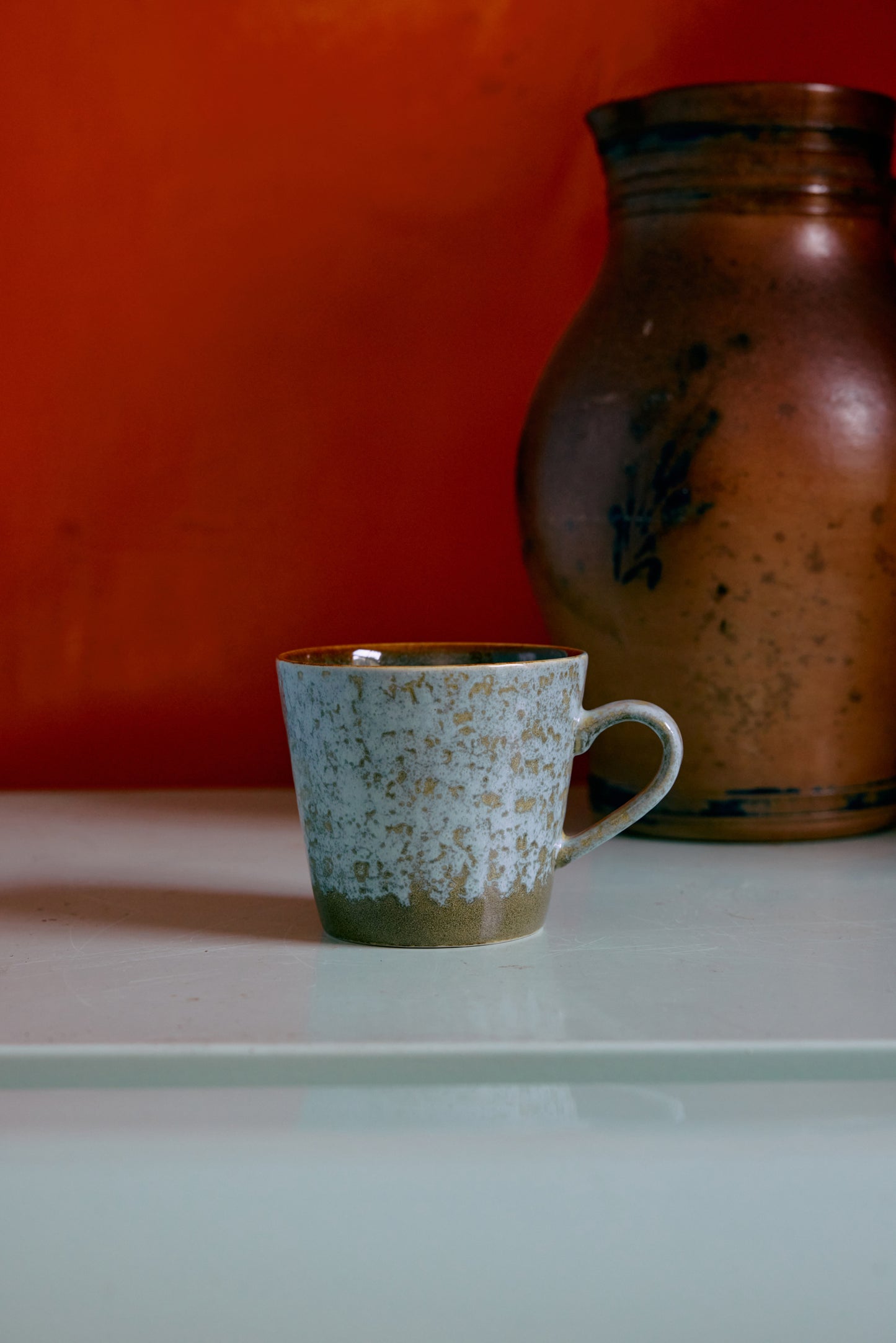 Hkliving 70s ceramics - Cappuccino mug Verdigris