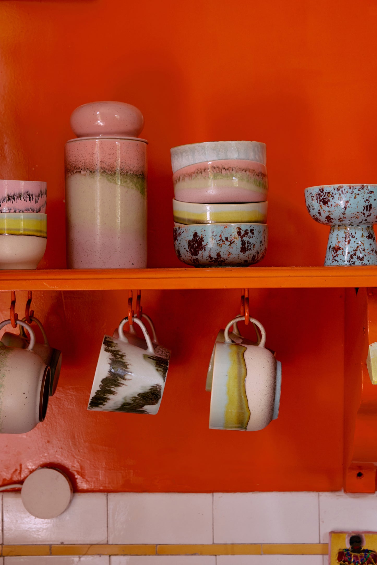 Hkliving 70s ceramics - Cappuccino mug Tide