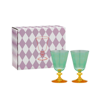 Afbeelding in Gallery-weergave laden, Anna + Nina - Arancia Short Wine Glass Set of 2
