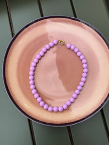 Kralen ketting klein - Lila