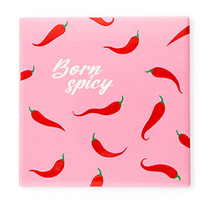 Tegeltje Born spicy - Pink/red