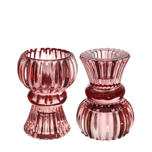 Duo Kandelaar - Rood