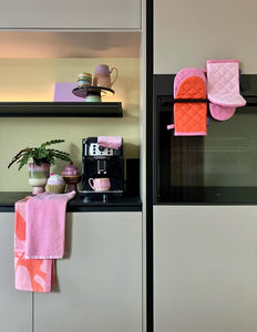 Lifa Home - Coral Kiss Theedoek en Handdoek set