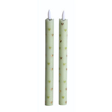 Afbeelding in Gallery-weergave laden, Led Pillar Kaars Hartjes - Groen
