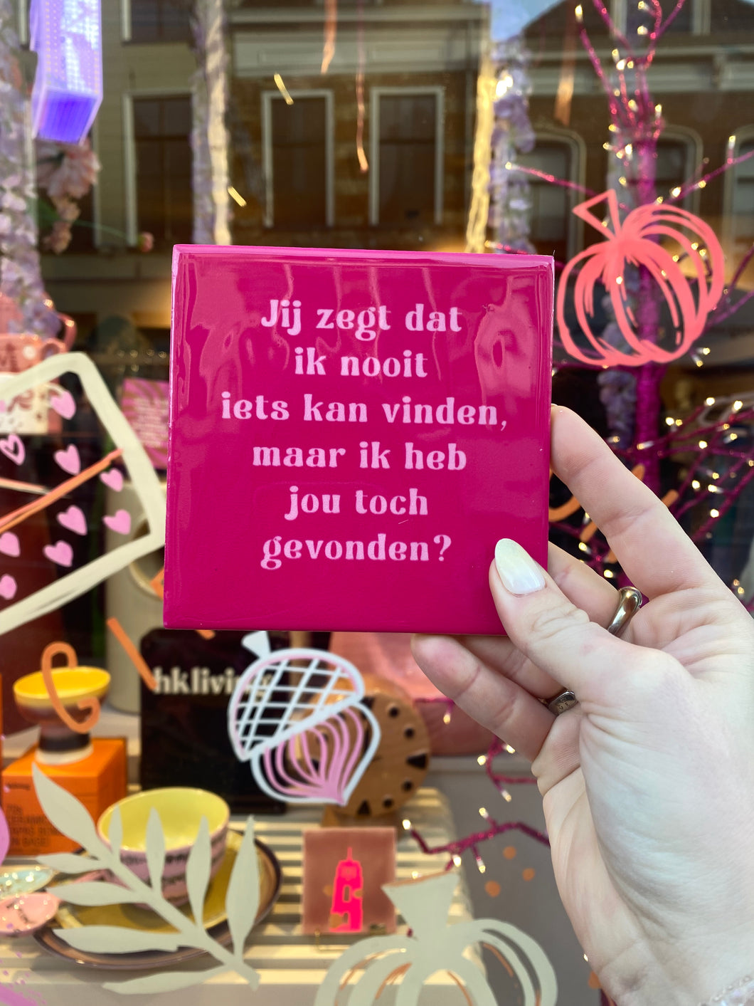 Tegeltje - Jou gevonden