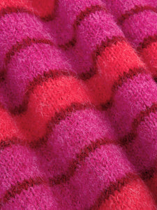 Ydence Knitted Sweater Aria - Fuchsia / red