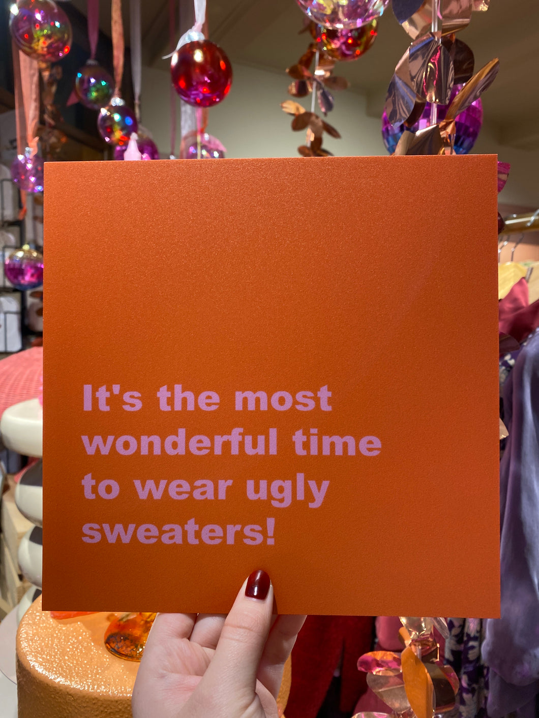 Forex tegeltje - It's the most wonderful time to wear ugly sweaters!