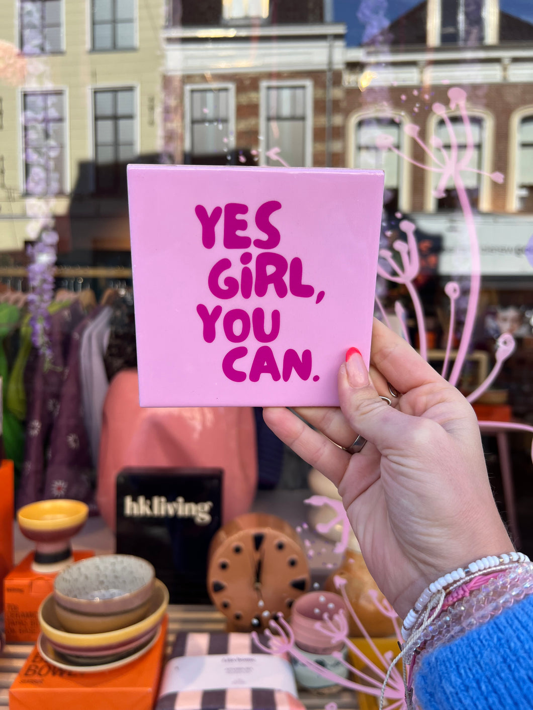 Tegeltje - Yes girl, you can