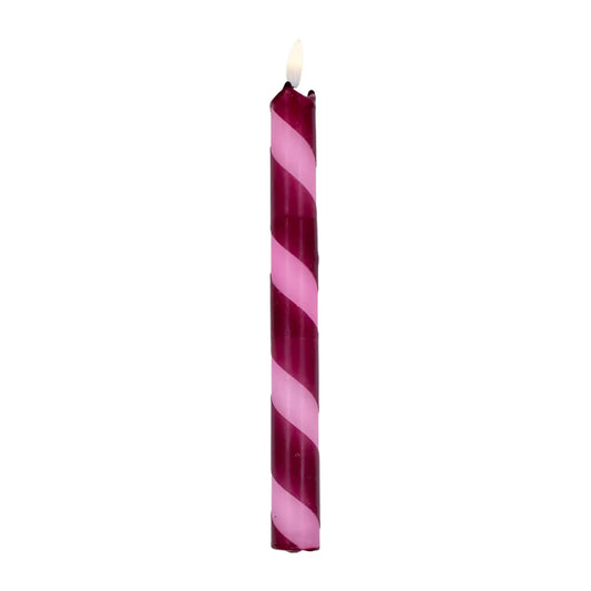 Led kaars - Candy Cane