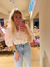Afbeelding in Gallery-weergave laden, Blouse Palmboom - Wit
