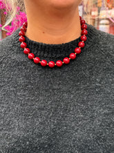 Afbeelding in Gallery-weergave laden, Ketting kralen - Rood
