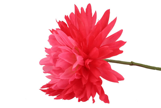 Silk dahlia pointy - Red