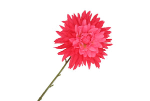 Silk dahlia pointy - Red