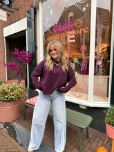 Afbeelding in Gallery-weergave laden, Longsleeve streep - Rood/Blauw
