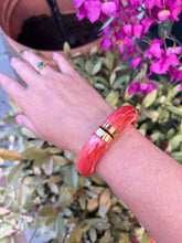 Afbeelding in Gallery-weergave laden, Bangle armband - Zalm/oranje
