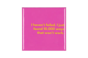 Tegeltje - I haven't failed