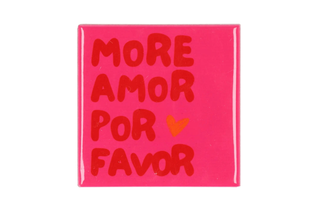 Tegeltje - More Amor por favor
