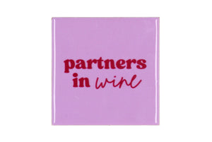 Tegeltje - Partners in wine
