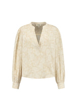 Afbeelding in Gallery-weergave laden, Top Imilia - Bohemian Jacquard Wit
