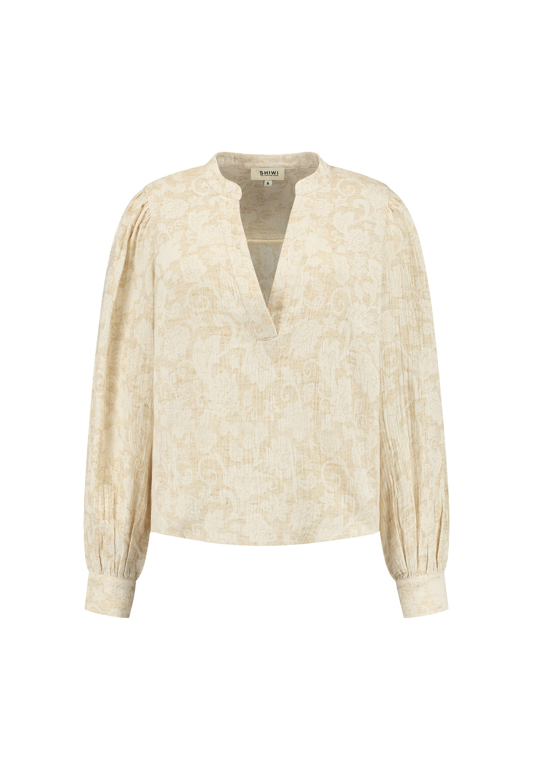 Top Imilia - Bohemian Jacquard Wit