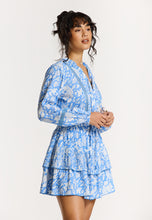 Afbeelding in Gallery-weergave laden, Gemma skirt flower - Blue
