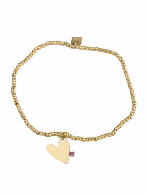 Armband kralen - Goud