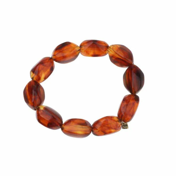 Armbandje kralen - Bruin