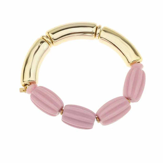Armband - Roze/goud