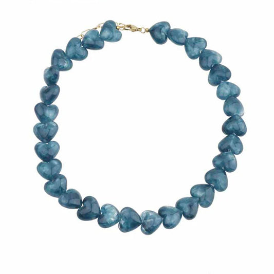 Kralenketting Amour L - Blauw