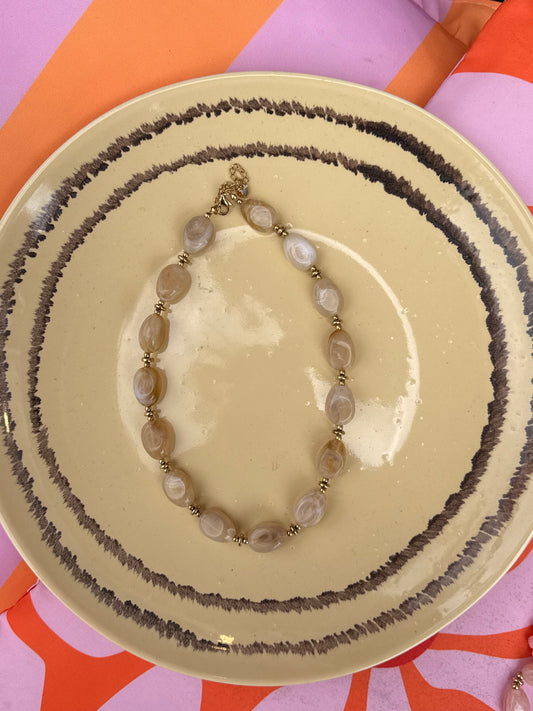 Ketting Marbella - Beige