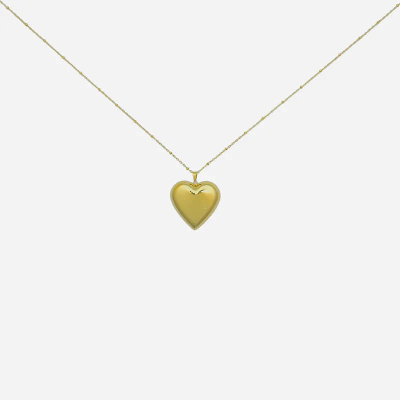 Lange ketting hart - Goud