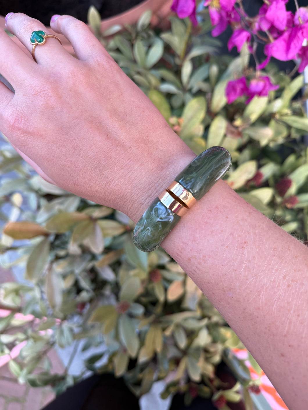 Bangle armband - Groen
